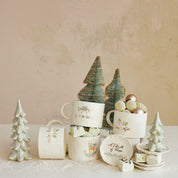 14 oz. Stoneware Mug / 4 Christmas Sayings