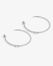 She’s on Point Hoops - Silver 2”