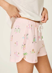 Pupcation Palms Sunnies & Sunshine PJ Shorts