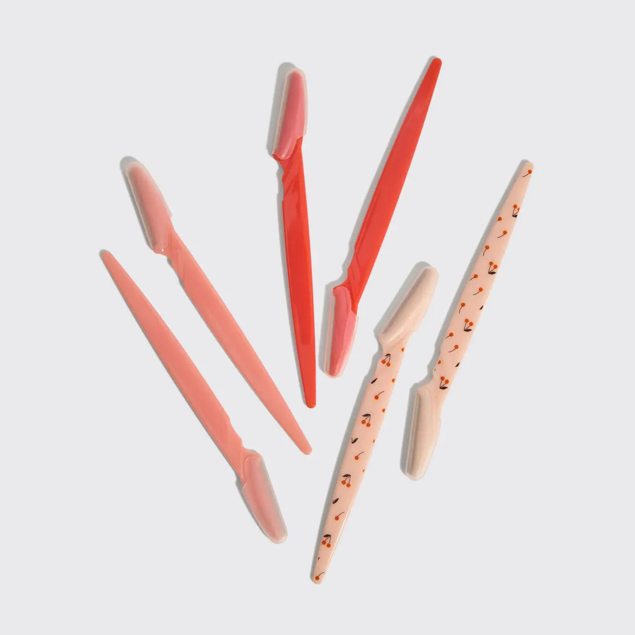 Dermaplaners 12pc Set -Assorted Cherry