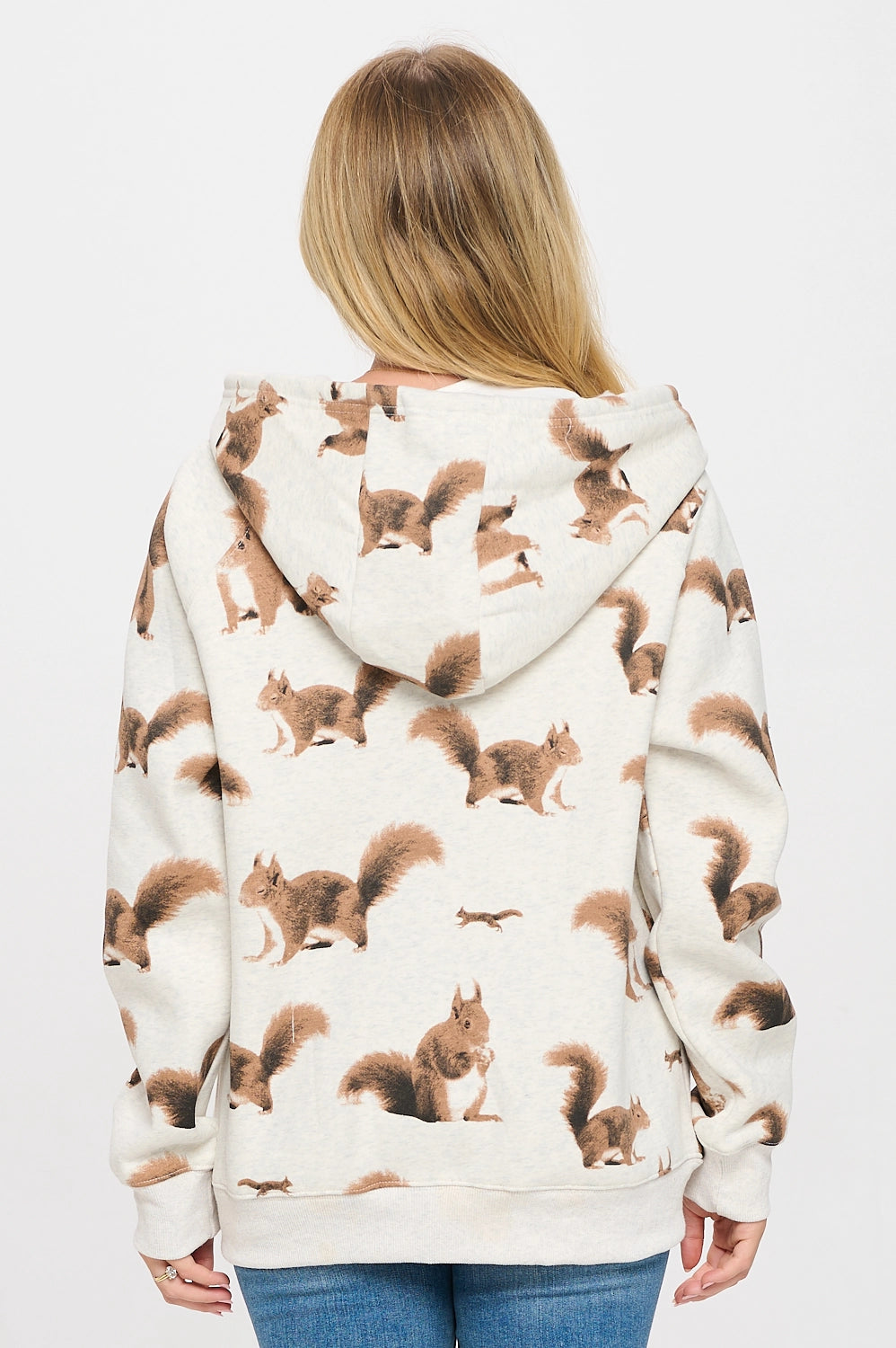 Zip Up Hoodie - Squirel