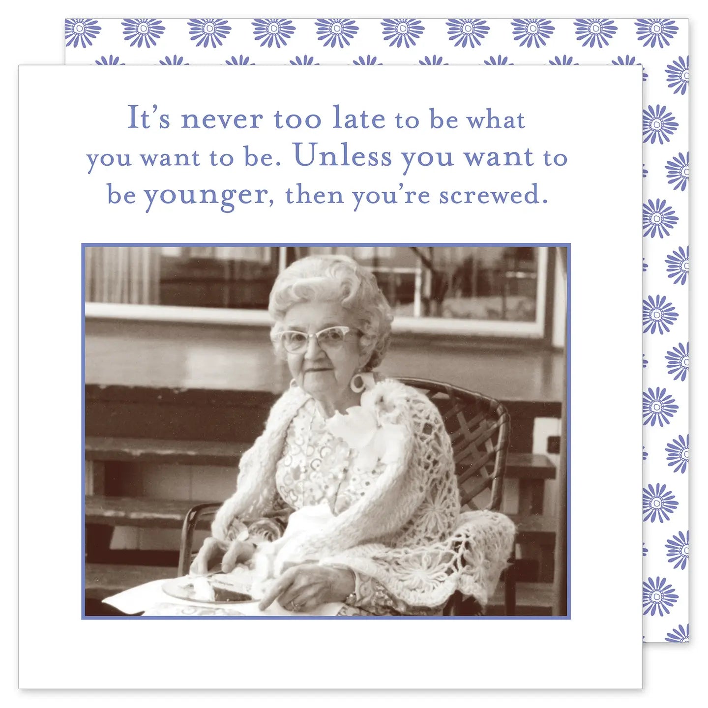 Cocktail Napkins- Never Too Late