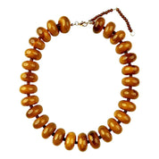 Bailey Chunky Beaded Necklace - Tortoise