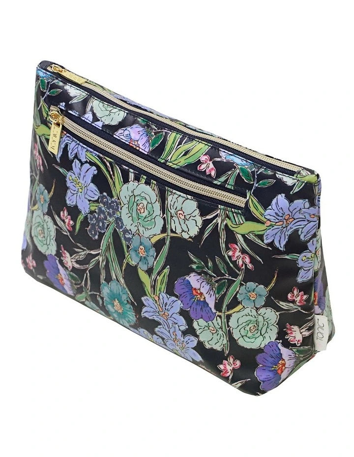 Large Cosmetic Bag Fleur Ink