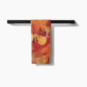 Tea Towel - Watercolor Fallen Leaves