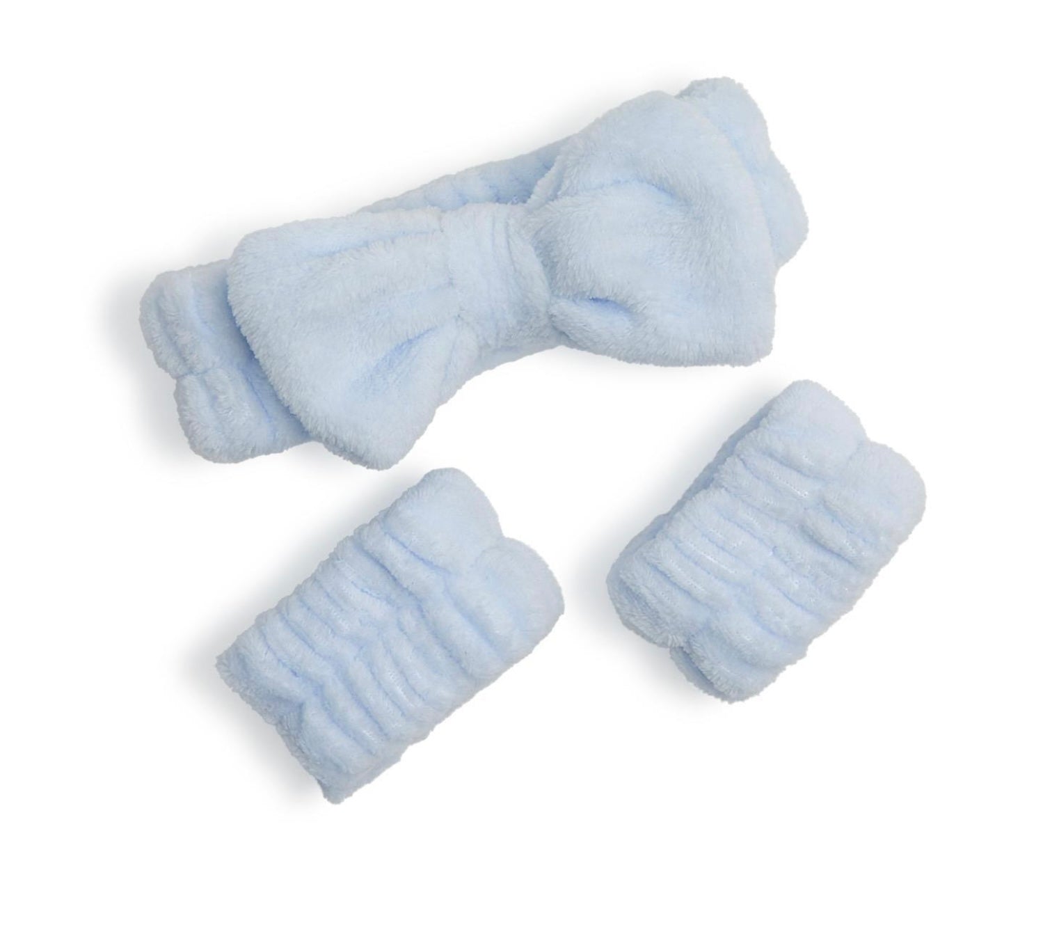 Head to Glow Spa Headband and Wristband Set