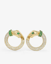 Jaguar Pave Illusion Hoops