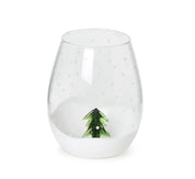 Stemless Wine Glass- Snowed In