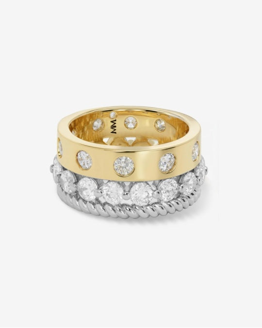 Ashley Venice Ring - Two Tone