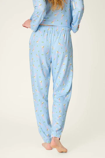 PJ Salvage Jogger Pant - Olive You Martini Print