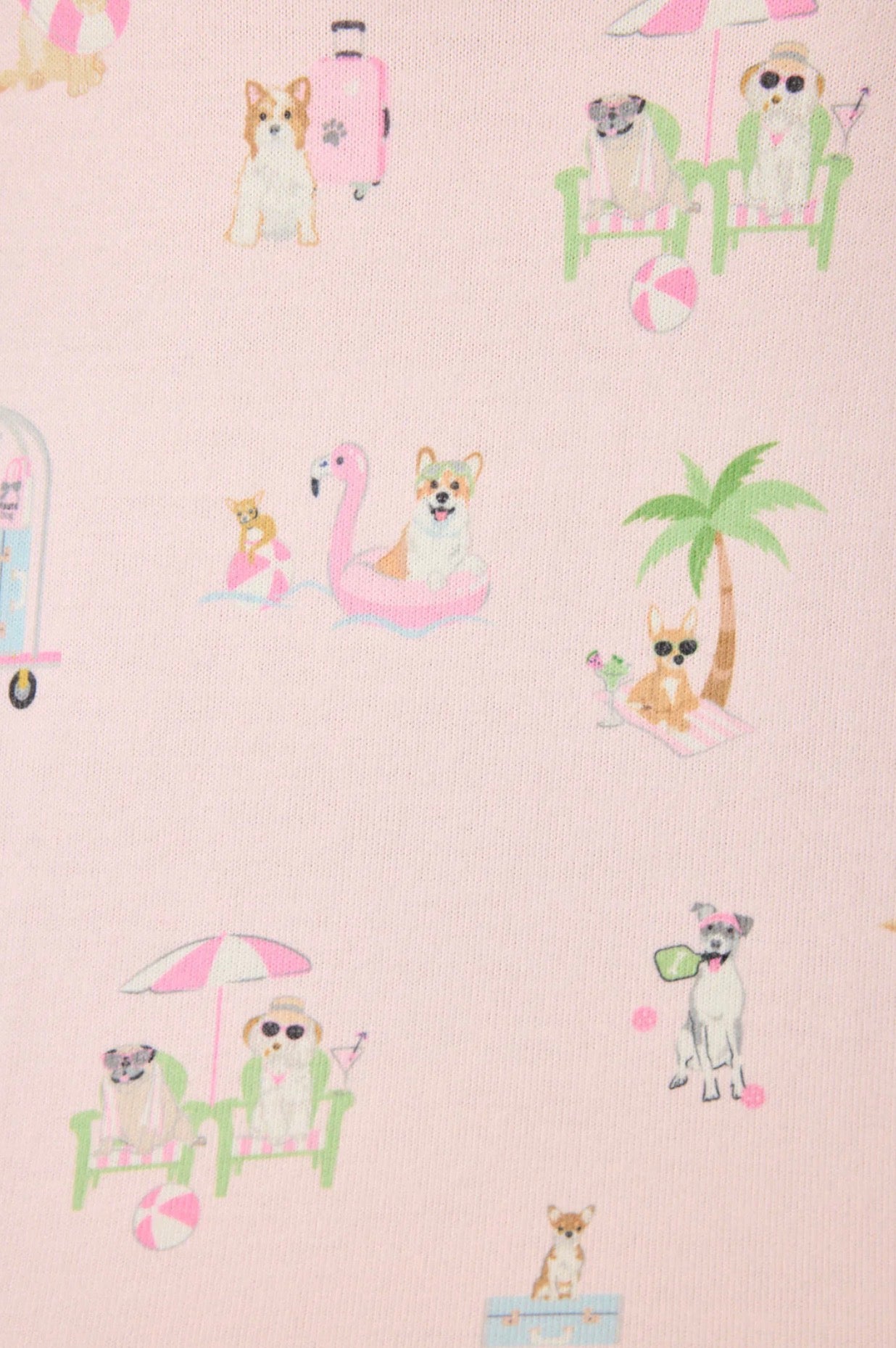 Pupcation Palms Sunnies & Sunshine PJ Shorts