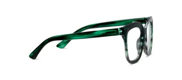 Peepers- Cleo / Emerald Ombre Horn