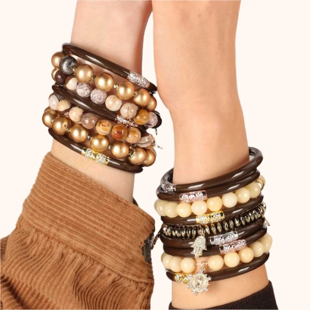 Budha Girl - Bianca Bracelet Chocolate Jasper