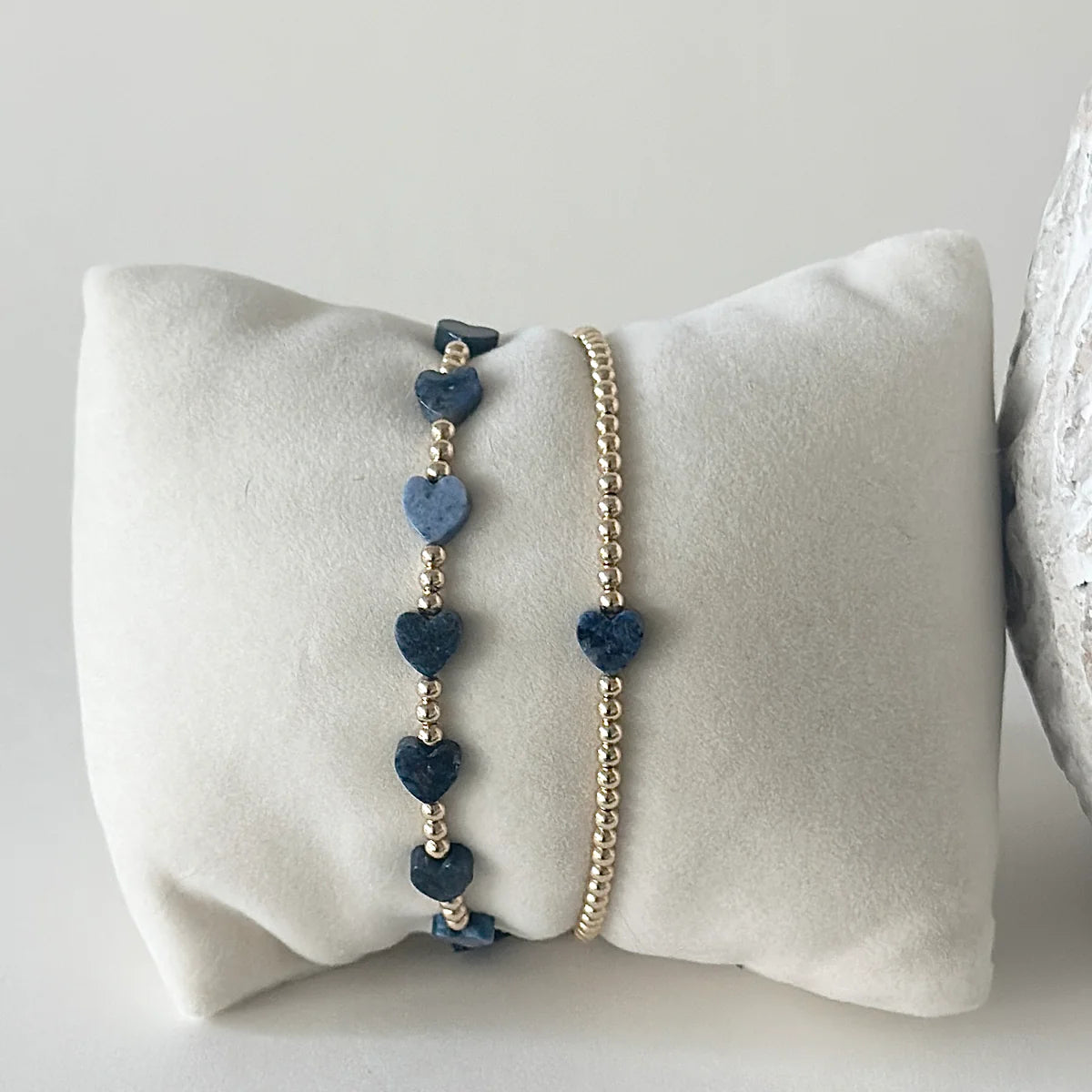 Pippa Bracelet Navy Heart