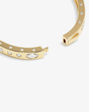 Ashley Sunset Lock Cuff 6mm- Gold