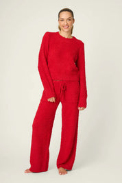 Boucle Bundle Up PJ Set / Samba Red