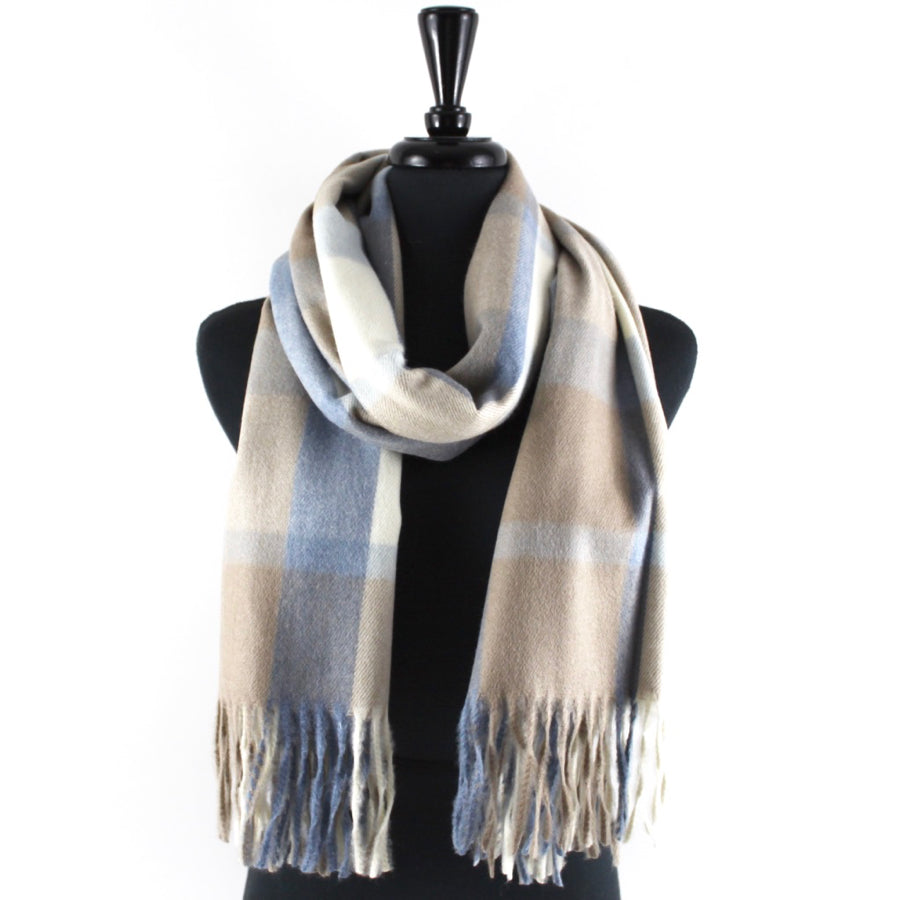 Scarf Plaid- Blue