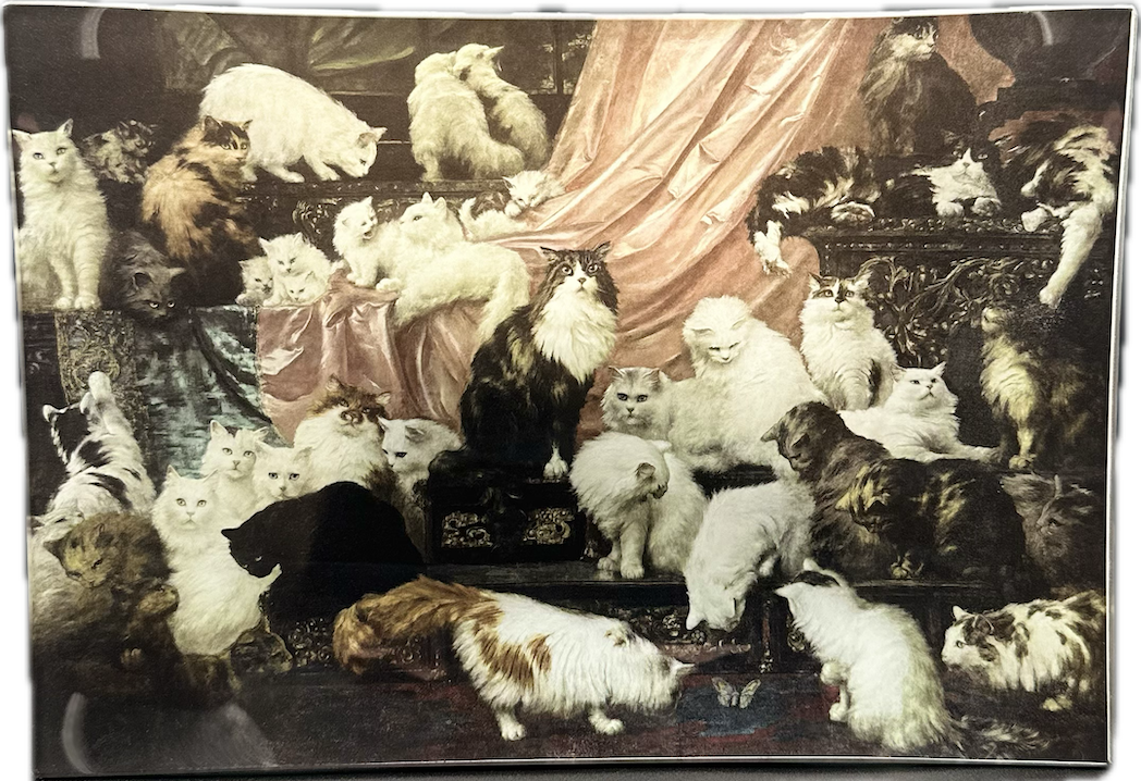 Family Of Cats Plate