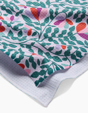 Tea Towel - Spring Wavy Leaves