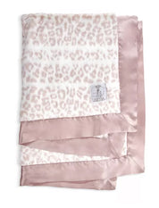 Luxe™ Baby Blanket in Snow Leopard Dusty Pink
