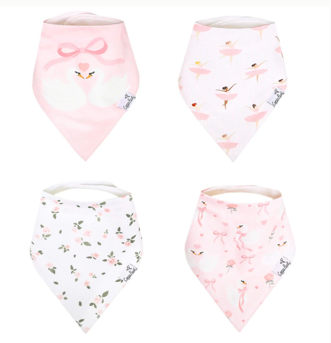 Bandana Bib Set of 4- Katerina