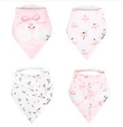 Bandana Bib Set of 4- Katerina