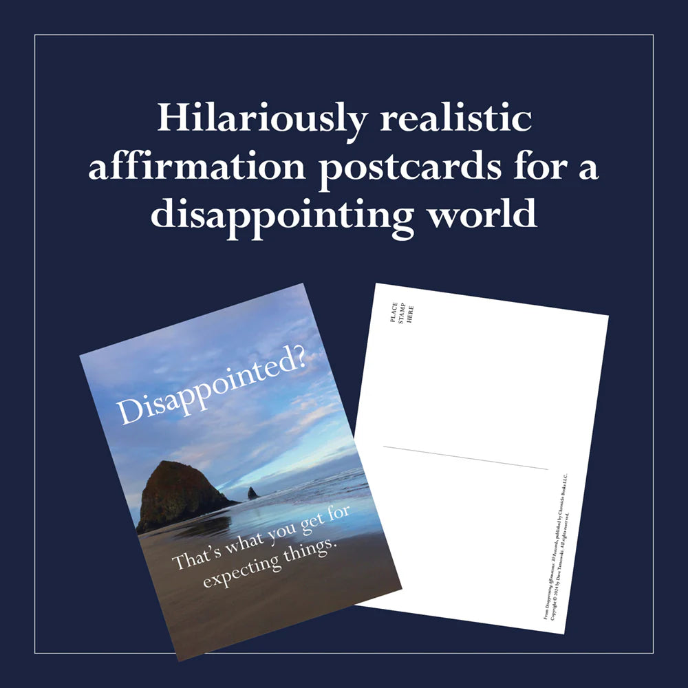 Disappointing Affirmations 30 Postcards