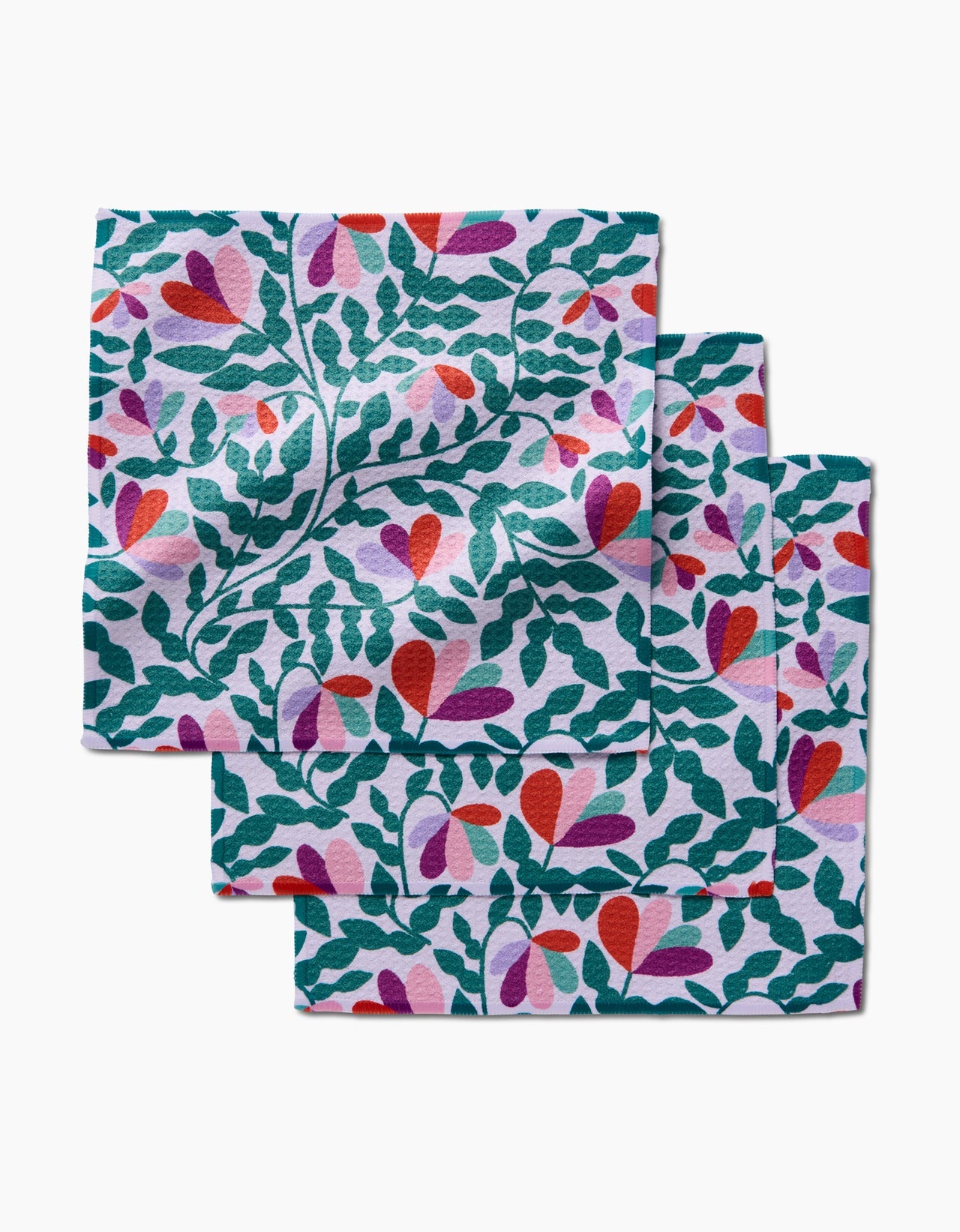 Dishcloth Set - Spring Wavy Leaves