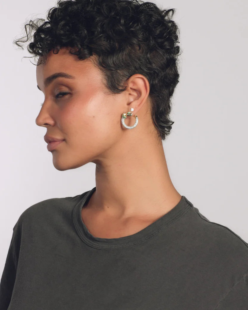 Jaguar Pave Illusion Hoops