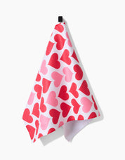 Tea Towel - Blushing Hearts