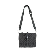 Rose Quilted Bag - Navy