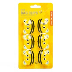 Set of 6 Bag Clips- Bee