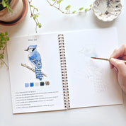 Birds Watercolor Workbook With Watercolor Paint Set