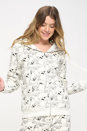 Zip Up Hoodie - Dog