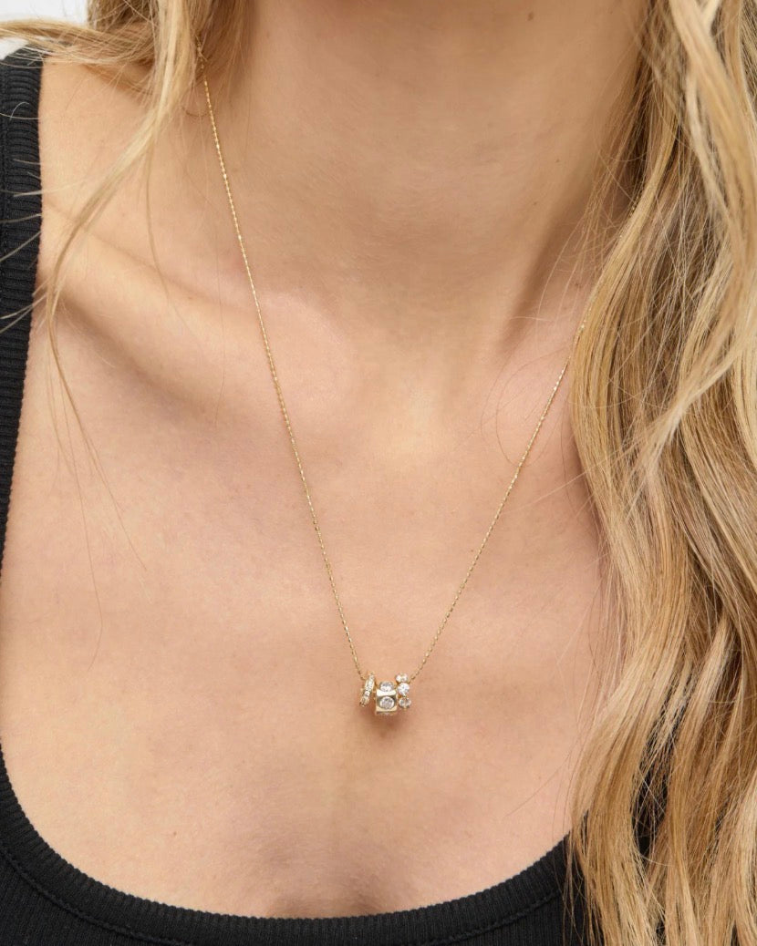 Ashley Topanga Necklace -Gold