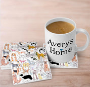 Stone Coaster / Adorable Dogs