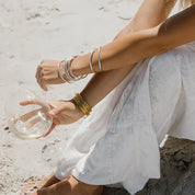 Budha Girl -Silver Lumine All Weather Bangles