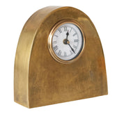 Arched Metal Mantel Clock