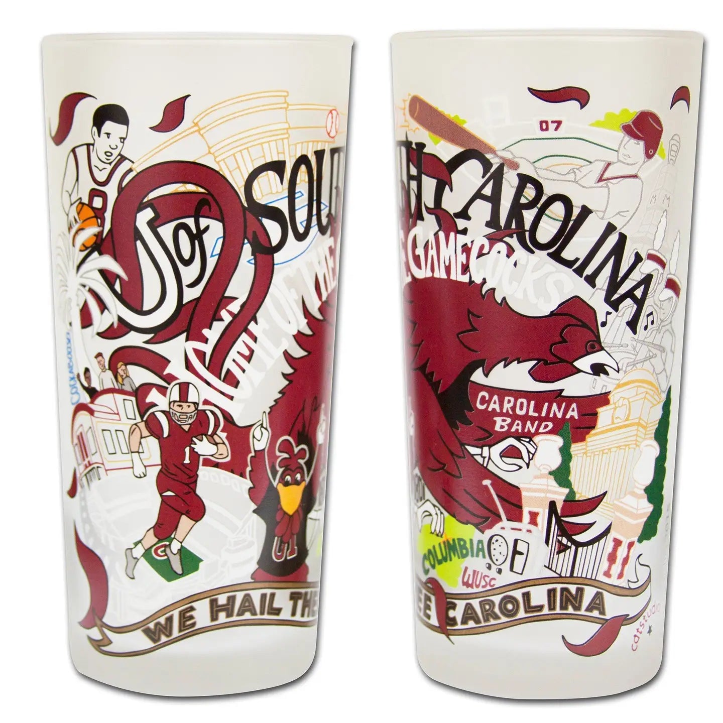 Collegiate Drinking Glass / South Carolina University