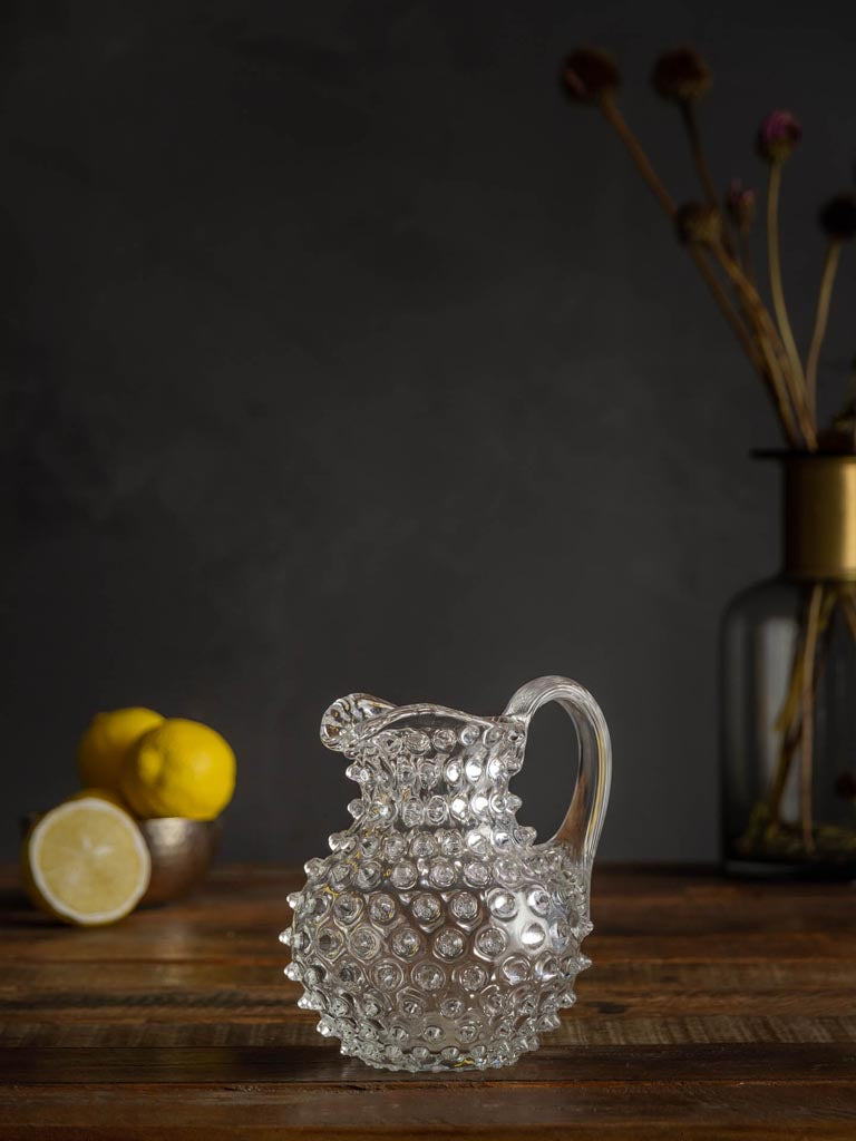 Hobnail Pitcher / Clear