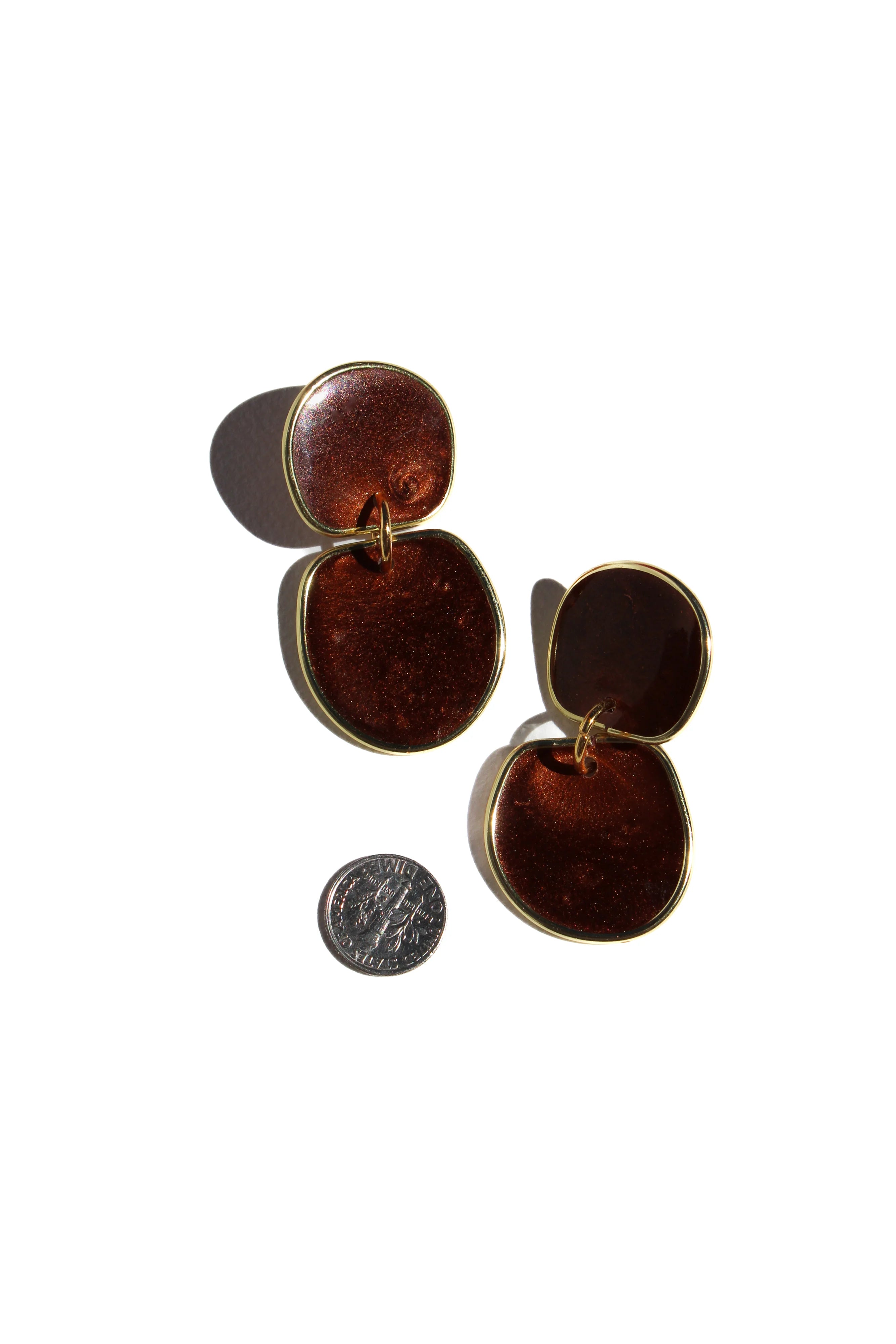 Loud Italians 05 Resin Double Dangle Statement Earring