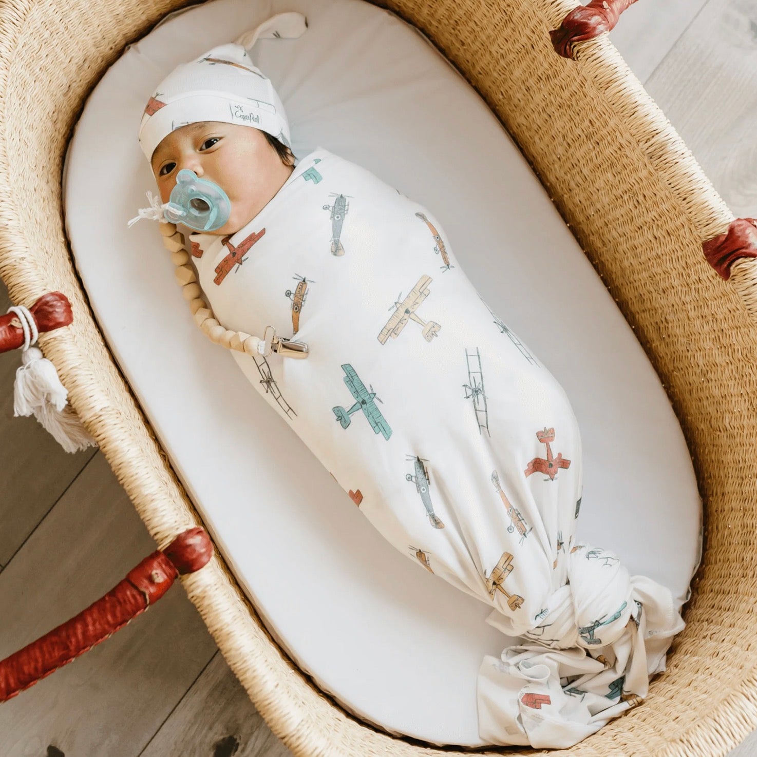 Knit Swaddle Blanket- Ace