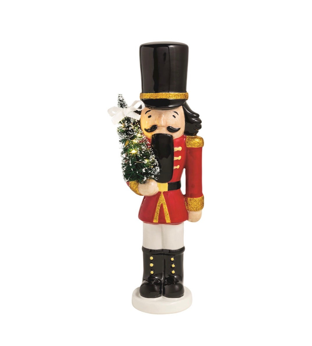 Red Nutcracker Light Up Sitter
