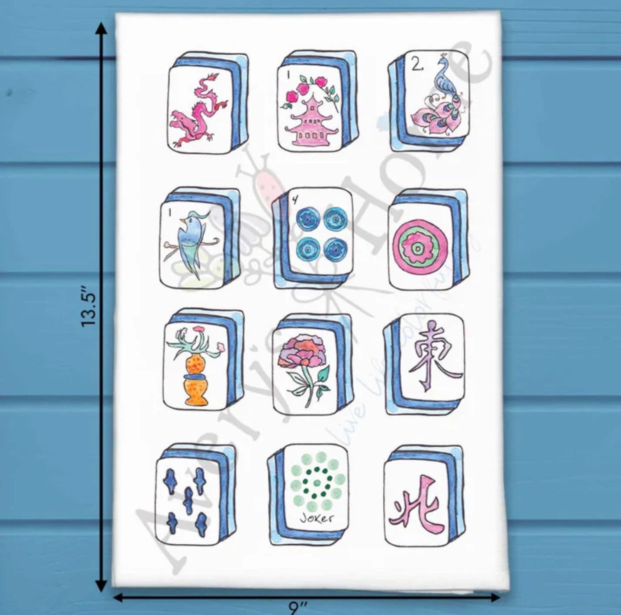 Kitchen Towel / Mahjong Tiles