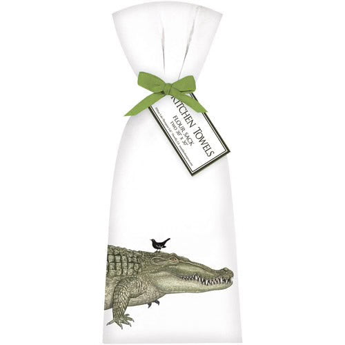 Set of Hand towels- Alligator