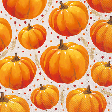 Beverage Napkins- Pumpkin All Over