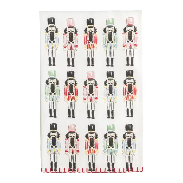 NUTCRACKER EMBROIDERED TOWEL
