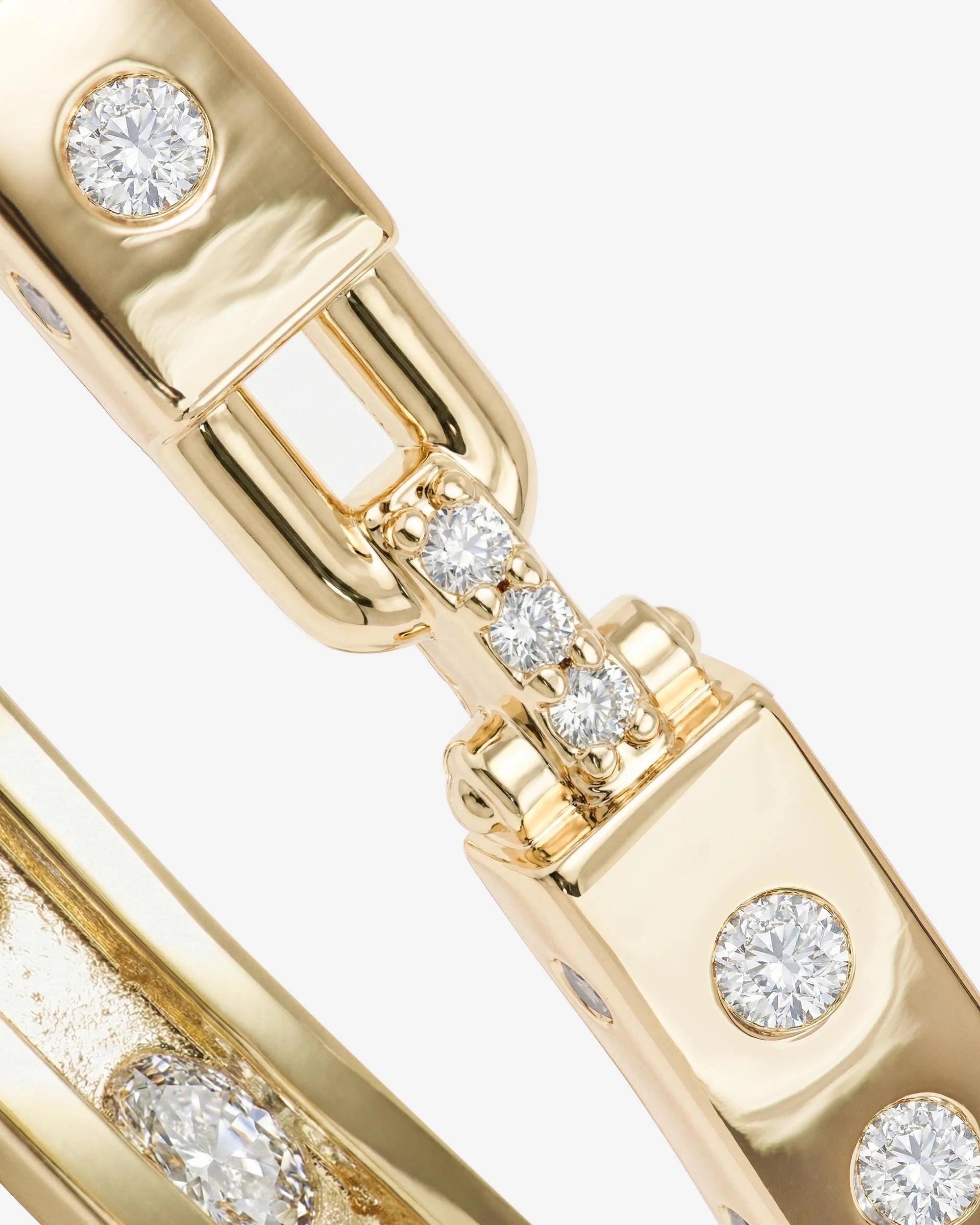 Ashley Sunset Lock Cuff 6mm- Gold