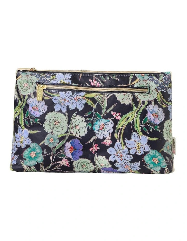 Large Cosmetic Bag Fleur Ink