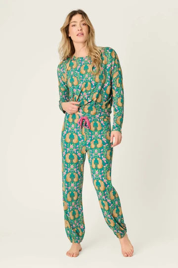 PJ Salvage Jogger Pants - Cheetah Bonitas Dreams